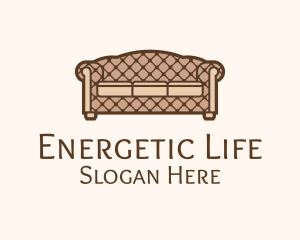 Retro Sofa Furniture logo design