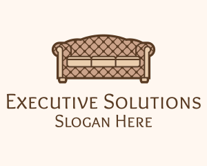 Retro Sofa Furniture logo design