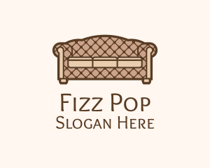 Retro Sofa Furniture logo design