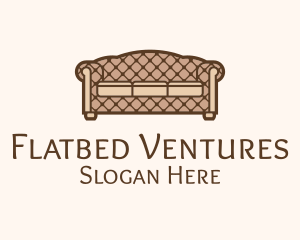 Retro Sofa Furniture logo design