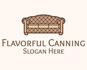 Retro Sofa Furniture logo design