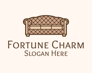 Retro Sofa Furniture logo design