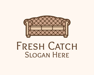 Retro Sofa Furniture logo design