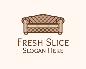 Retro Sofa Furniture logo design