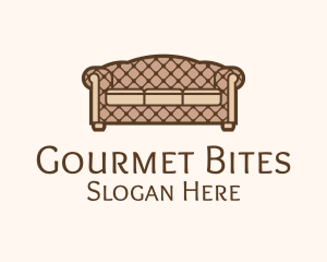 Retro Sofa Furniture logo design