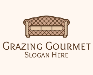 Retro Sofa Furniture logo design