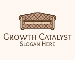 Retro Sofa Furniture logo design