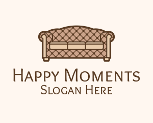 Retro Sofa Furniture logo design