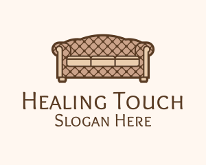 Retro Sofa Furniture logo design