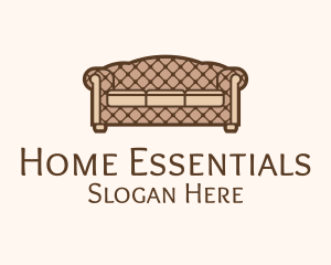 Retro Sofa Furniture logo design