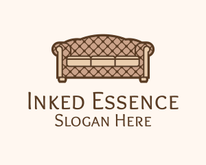 Retro Sofa Furniture logo design