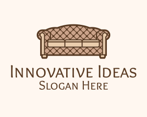 Retro Sofa Furniture logo design