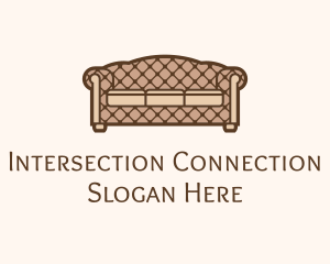 Retro Sofa Furniture logo design