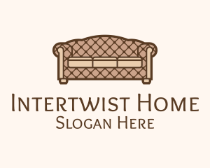 Retro Sofa Furniture logo design