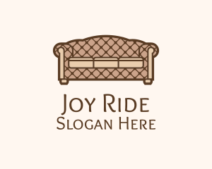 Retro Sofa Furniture logo design