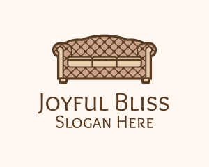 Retro Sofa Furniture logo design