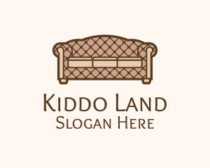 Retro Sofa Furniture logo design