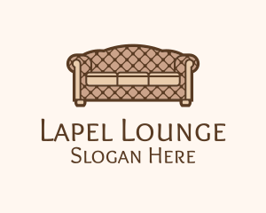 Retro Sofa Furniture logo design