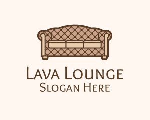 Retro Sofa Furniture logo design