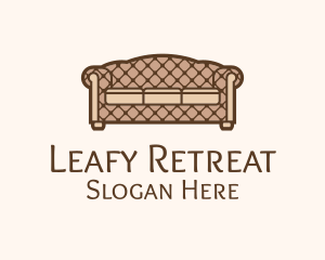 Retro Sofa Furniture logo design