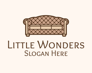 Retro Sofa Furniture logo design