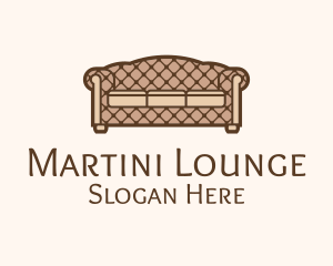 Retro Sofa Furniture logo design