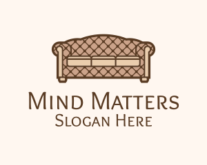 Retro Sofa Furniture logo design