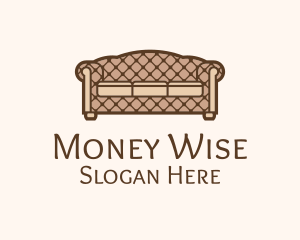 Retro Sofa Furniture logo design