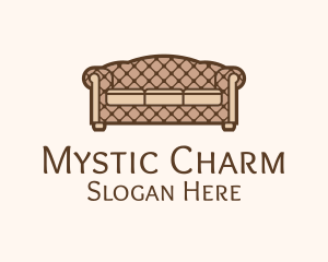 Retro Sofa Furniture logo design