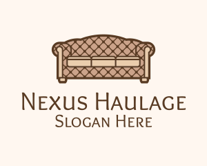 Retro Sofa Furniture logo design