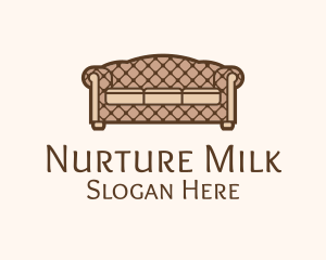 Retro Sofa Furniture logo design