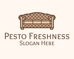 Retro Sofa Furniture logo design