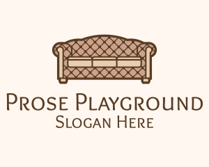 Retro Sofa Furniture logo design