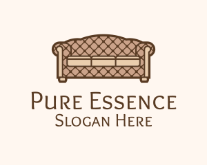 Retro Sofa Furniture logo design