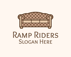 Retro Sofa Furniture logo design