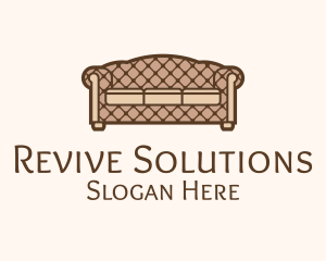 Retro Sofa Furniture logo design