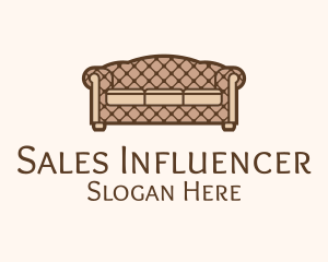 Retro Sofa Furniture logo design