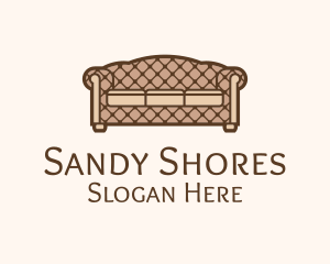 Retro Sofa Furniture logo design