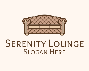 Retro Sofa Furniture logo design