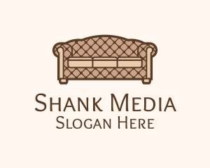 Retro Sofa Furniture logo design