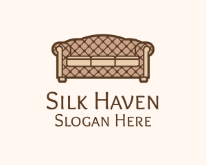 Retro Sofa Furniture logo design