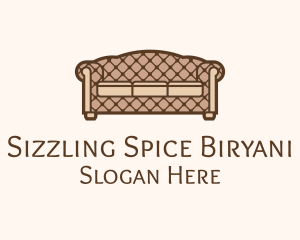 Retro Sofa Furniture logo design