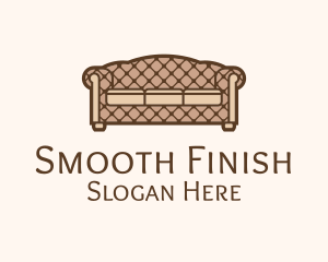 Retro Sofa Furniture logo design