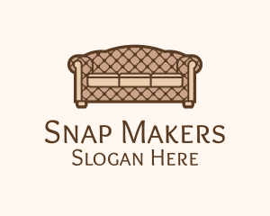 Retro Sofa Furniture logo design