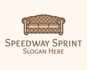 Retro Sofa Furniture logo design