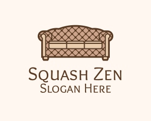 Retro Sofa Furniture logo design