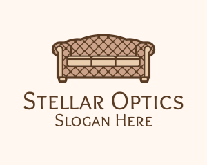 Retro Sofa Furniture logo design