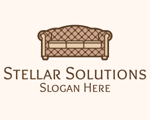 Retro Sofa Furniture logo design