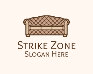 Retro Sofa Furniture logo design