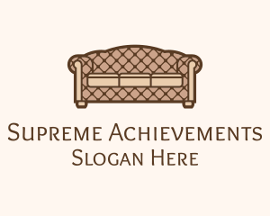 Retro Sofa Furniture logo design